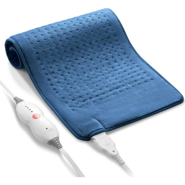 Maxkare 12 x 24 Heating Pad for Back Pain Relief, 4 Heat Settings