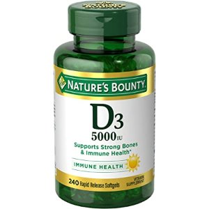 Nature's BountyNature’s Bounty Vitamin D3, 125 mcg 240 Ct