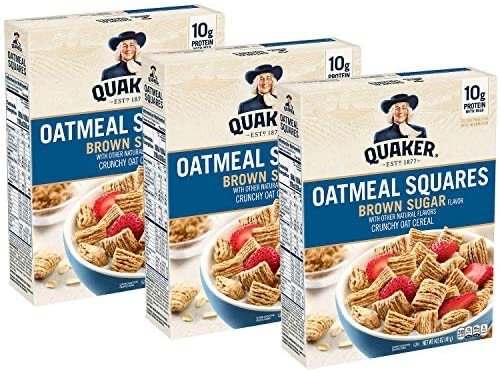 Quaker 即食燕麦谷物块14.5oz 3盒装