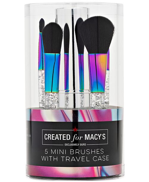 化妆刷Macy's Beauty Collection 6-Pc. Galactic Mini Travel Brush Set, Created For Macy's - Makeup - Beauty - Macy's