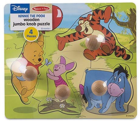 宝宝迪士尼人物拼图Amazon.com: Melissa & Doug Disney Baby Winnie the Pooh and Friends Jumbo Knob Wooden Puzzle: Melissa & Doug: Toys & Games