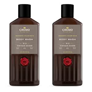 Amazon.com : Cremo Rich-Lathering Vintage Suede Body Wash, A Vintage Suede with Notes of White Moss and Rich Amber, 16 Fl Oz (Pack of 2) : Beauty &amp; Personal Care