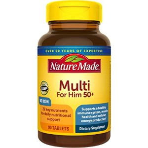 Nature Made Multivitamin For Him 50+, 90 Tablets