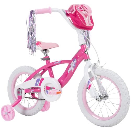 儿童自行车Glimmer 14-inch Quick Connect Kids Bike, Pink | Huffy