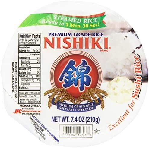 Nishiki 锦字米 速食白米饭7.4oz 6盒