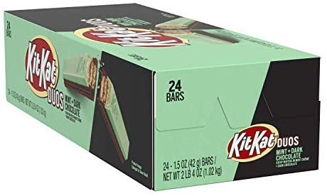 Amazon.com : KIT KAT Duos 薄荷黑巧克力糖果1.5 Ounce (24 Count) : Grocery & Gourmet Food