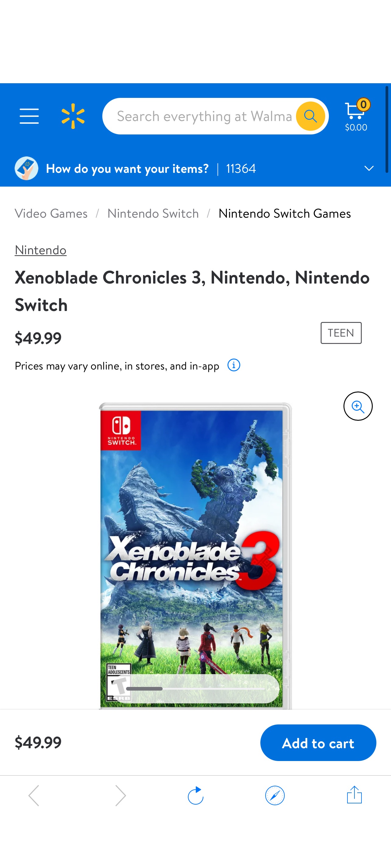 Xenoblade Chronicles 3, Nintendo, Nintendo Switch - Walmart.com