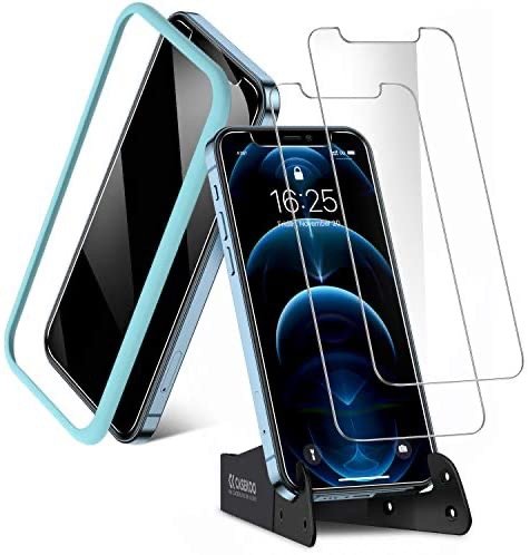 CASEKOO Shatterproof Compatible with iPhone 12 Pro Max Screen Protector