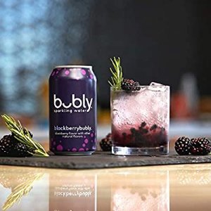 Bubly Sparkling Water, Blackberry, 12 fl Oz. cans (18 pack)