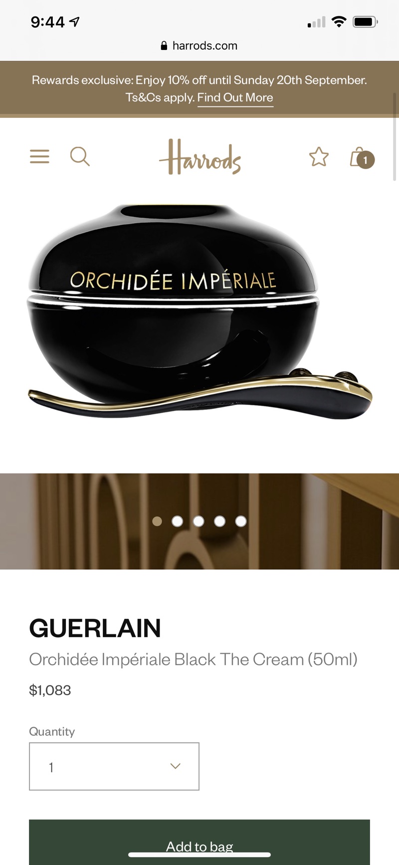 Guerlain Orchidée Impériale Black The Cream (50ml) 嬌蘭黑蘭面霜