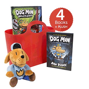 Dog Man系列4本书加玩具等