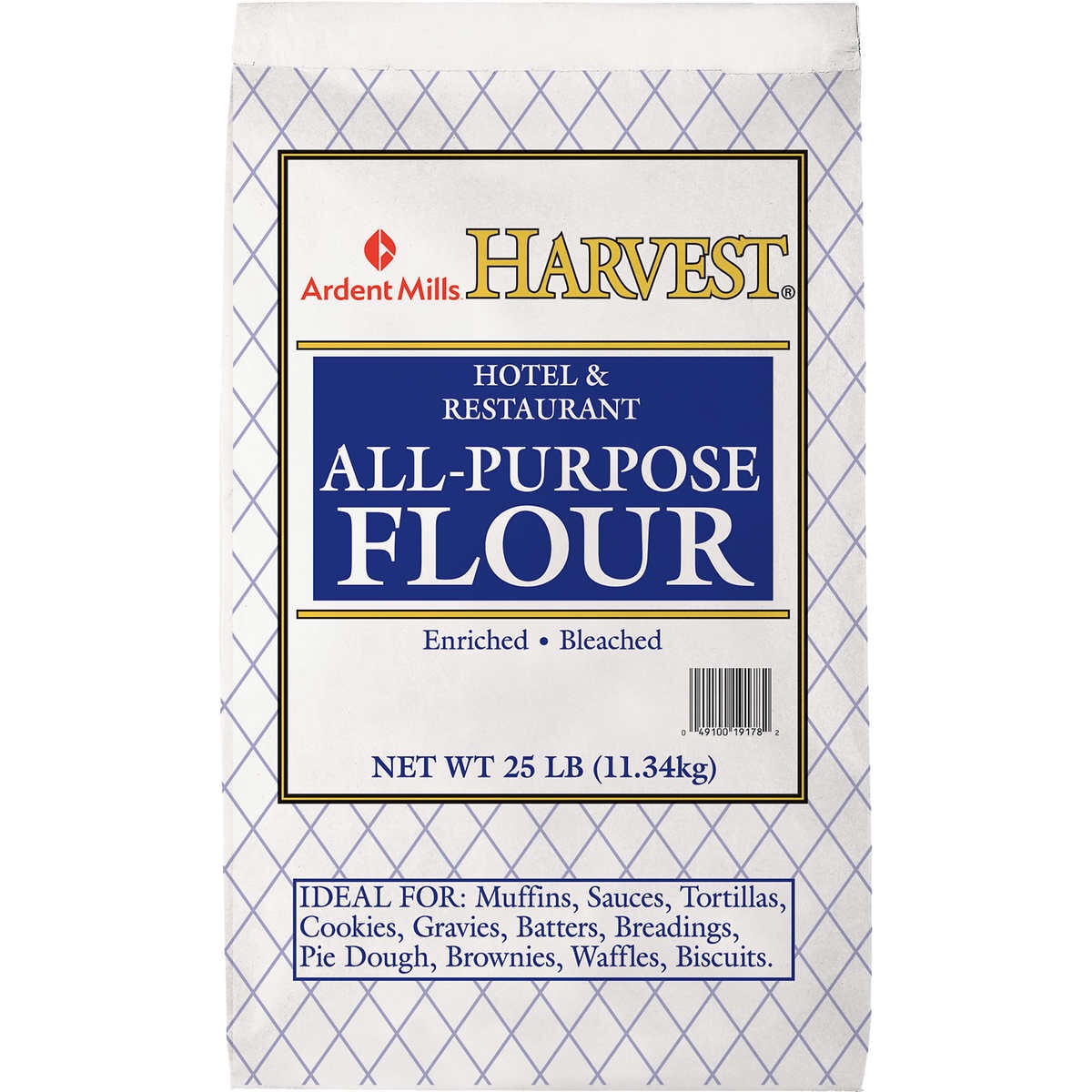Ardent Mills Harvest Hotel & Restaurant All-Purpose Flour, 25 lbs 中筋面粉25磅