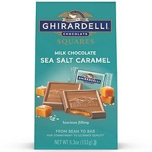 Milk Chocolate Sea Salt Caramel Squares Milk & Sea Salt Caramel