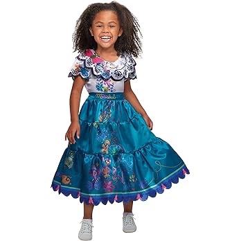 Amazon.com: Disney Encanto Mirabel Dress, Costume for Girls Ages 3 and up, Outfit Fits Children Sizes 4-6X : Video Games