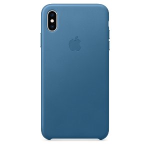 Apple Leather Case for iPhone XS Max - Cape Cod Blue