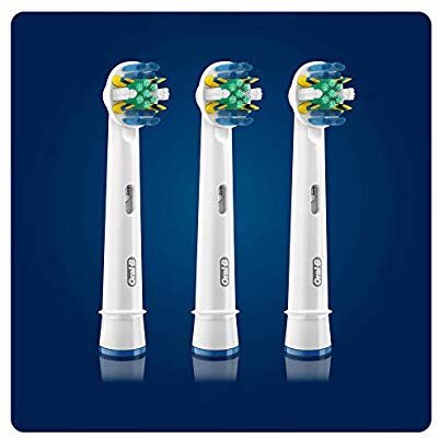 Oral B Floss Action Replacement Brush Heads Refill, 3 Count