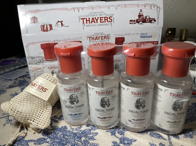 草本配方圣诞化妆水组
Thayers Alcohol-Free Witch Hazel Facial Toner Set, 3oz, 4 Ct - Walmart.com