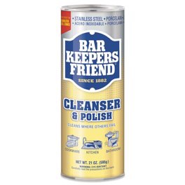 Bar Keepers Friend All-Purpose Cleaner, Stain Remover and Polish, Powder, 12-Ounces - Walmart.com 全用途清洁剂