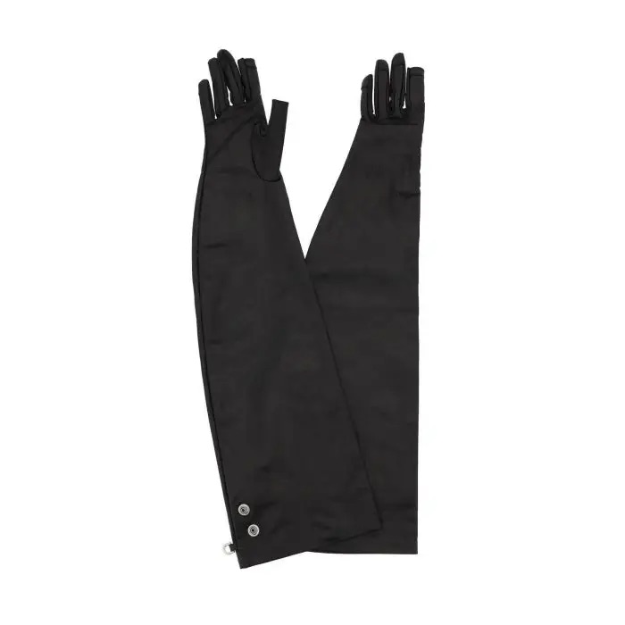 RICK OWENS long leather gloves - Woman | Residenza 725