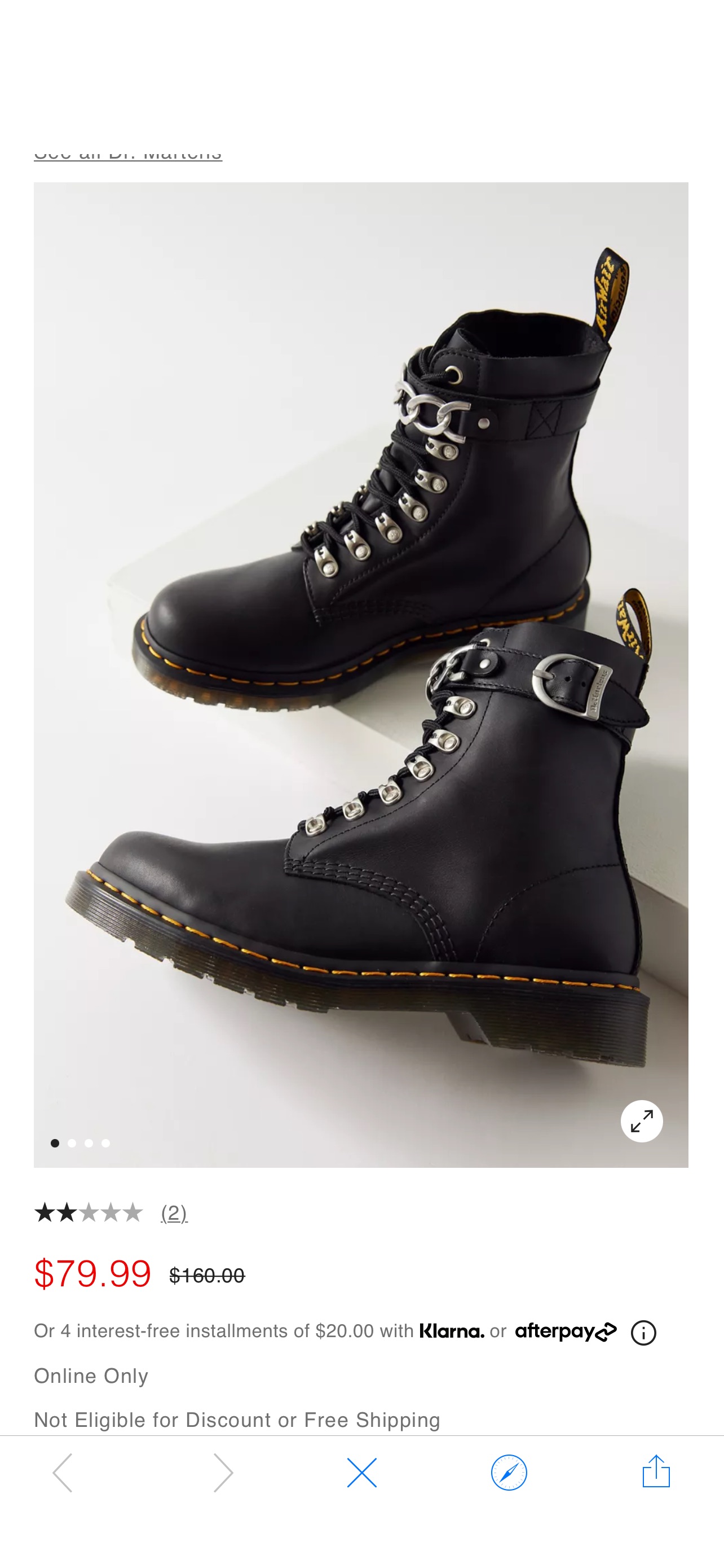 Dr. Martens 1460 Pascal Chain Boot | Urban Outfitters