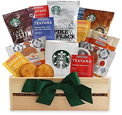 Amazon.com : California Delicious Starbucks Daybreak Gourmet Coffee Gift Basket, 5 Pound : Grocery & Gourmet Food星巴克大礼包