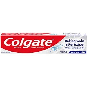 Colgate Baking Soda and Peroxide Whitening Bubbles Toothpaste, Brisk Mint, 8 Ounce