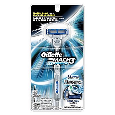 Gillette Mach3 手动刮胡刀带替换头一个