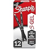 SHARPIE S-Gel，中性笔，粗点（1.0 毫米），蓝色墨水中性笔，12 支
