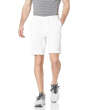 Amazon.com: Amazon Essentials Men&#39;s Classic-Fit Stretch Golf Short (Available in Big &amp; Tall), White, 32 : Clothing, Shoes &amp; Jewelry