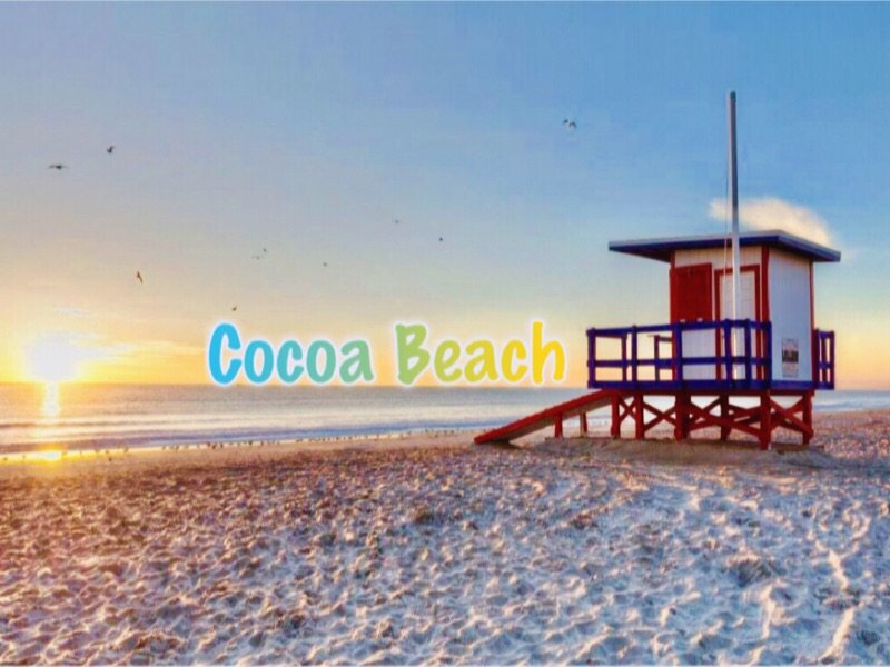 美丽的Cocoa Beach 可可沙滩