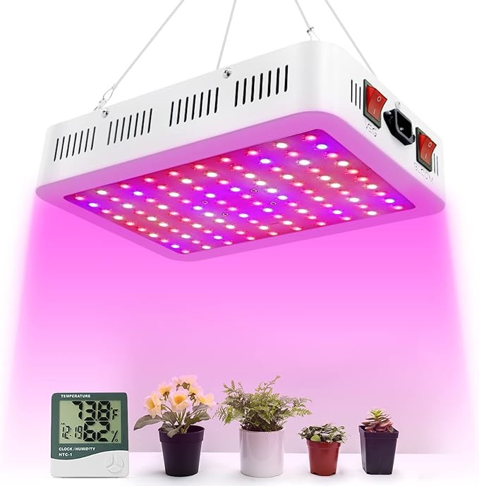 NAILGIRLS 1000 Watt LED Grow Light, Grow Lamp for Indoor Plants Full Spectrum Hydroponic Veg and Flower Grow Lights with Daisy Chain Growing Light Fixtures : Amazon.ca: Patio, Lawn & Garden