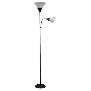 $11.99 Torchiere with Task Light Floor Lamp - Room Essentials  落地灯