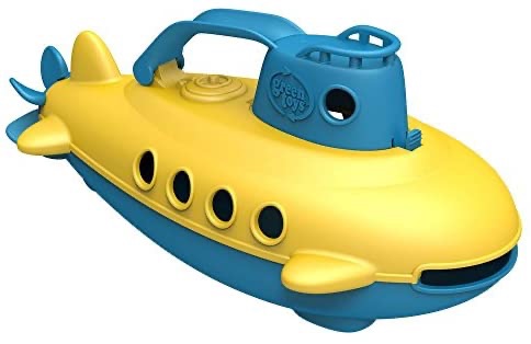 潜水艇玩具 Amazon.com: Green Toys Submarine - BPA, Phthalate Free Blue Watercraft with Spinning Rear Propeller Made from Recycled Materials. Safe Toys for Toddlers: Toys & Games