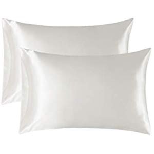 Amazon.com: NTBAY带拉链丝质枕头套两个装只要$7.64