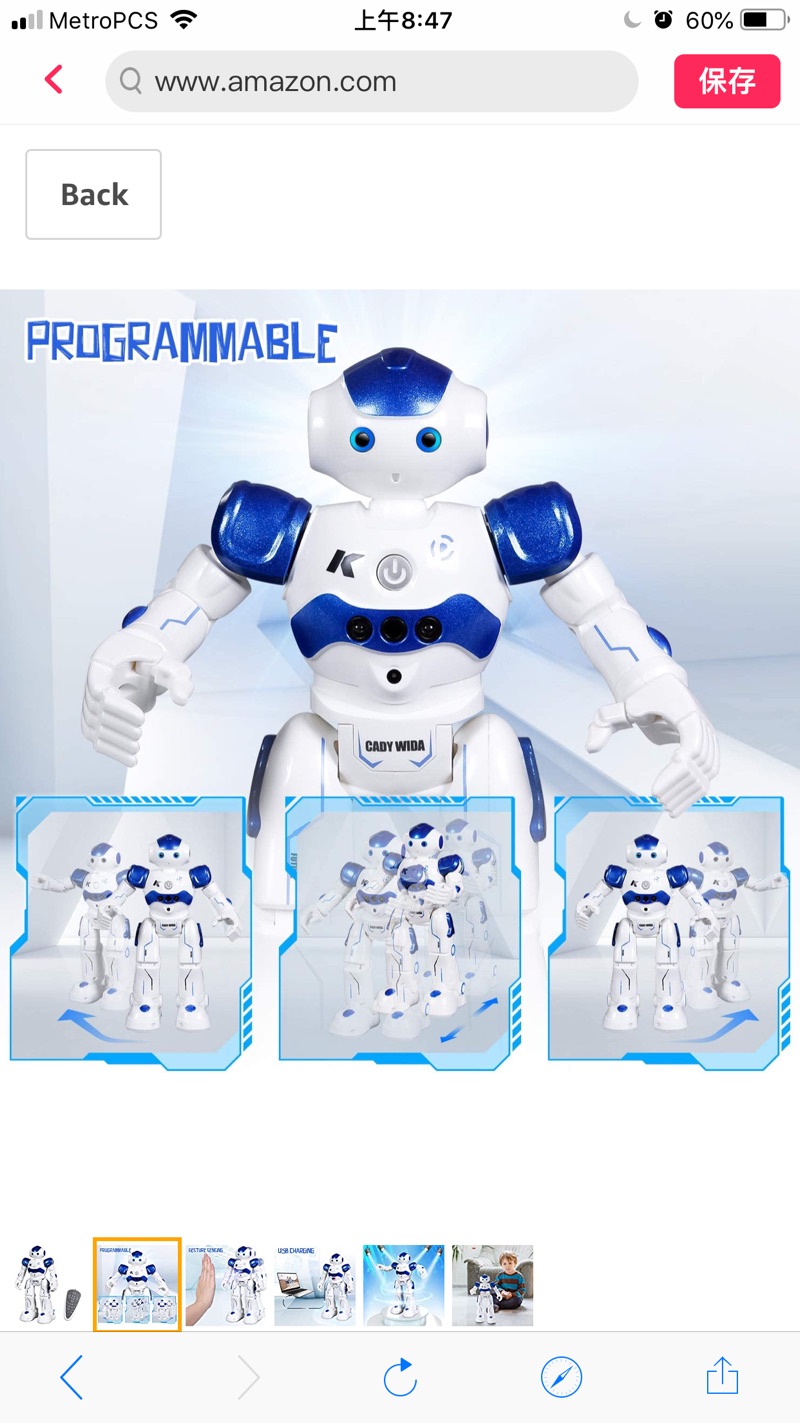 会感应会跳舞的机器人Amazon.com: SGILE RC Robot Toy, Gesture Sensing Remote Control Robot for Kid 3-8 Year Birthday Gift Present, Blue: Toys & Games