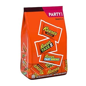 Amazon.com : REESE&#39;S Chocolate Peanut Butter Assortment Snack Size, Individually Wrapped Candy Bulk Party Pack, 32.06 oz : Everything Else