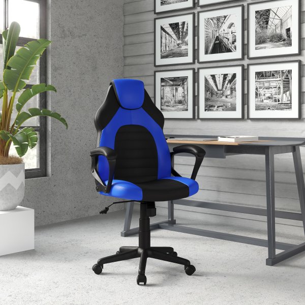 Omaha Gaming Office Chair with Faux Leather
