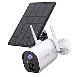 Conico Wireless Solar Powered Rechargeable Battery Camera