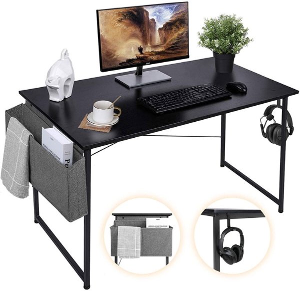 Sengo 现代简约风格办公书桌 游戏桌 47寸  带收纳袋和耳机架