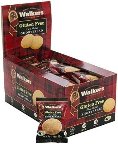 Amazon.com: Walker's Shortbread Gluten Free Rounds, Pure Butter Shortbread Cookies, 1 Oz (Pack of 24) : Grocery & Gourmet Food