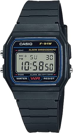 Amazon.com: Casio F91W-1 Classic Resin Strap Digital Sport Watch, Black : Clothing, Shoes &amp; Jewelry