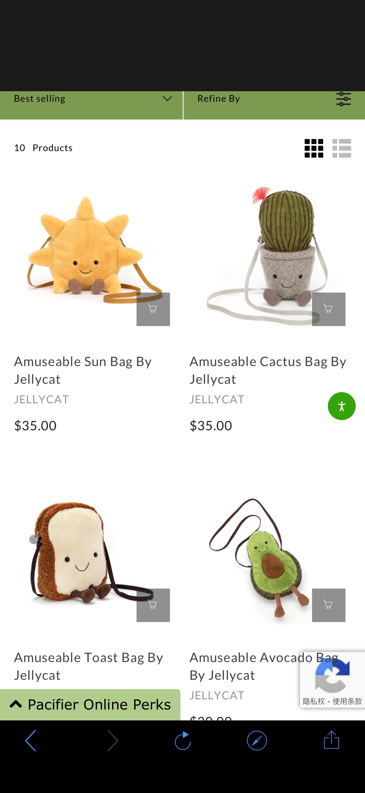 Jellycat可爱背包大量补货