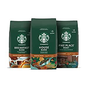 Starbucks 3种经典口味咖啡粉 12oz 在家享受高品质