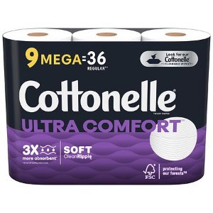 Cottonelle 舒适卫生纸9超大家庭卷