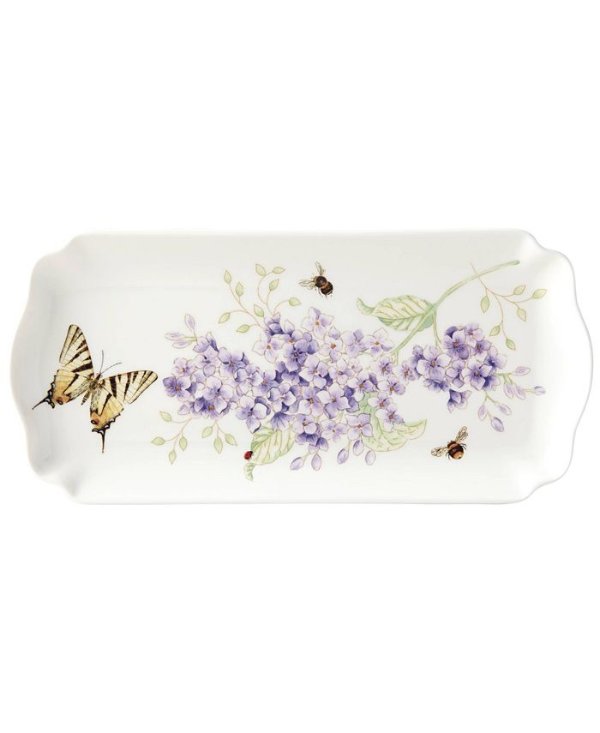 Lenox Butterfly Meadow Porcelain Rectangular Tray & Reviews - Serveware - Dining - Macy's