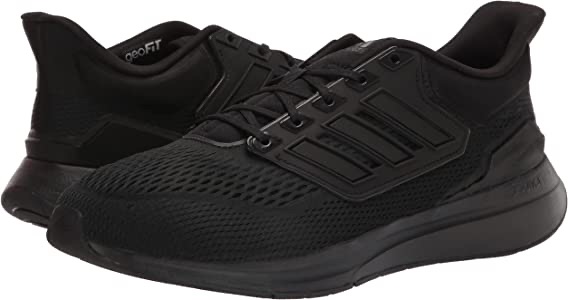 Amazon.com | adidas mens Eq21 Trail Running Shoe, White/Black/Grey, 9.5 US | Road Running