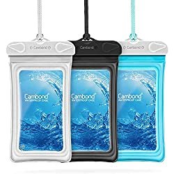 Cambond 3 Pack Floating Waterproof Phone Case