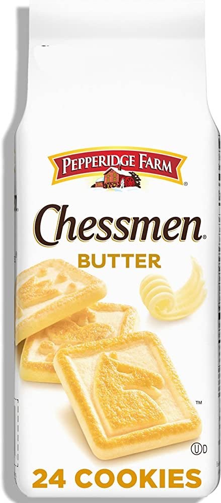 Chessmen Butter Cookies, 7.25 oz