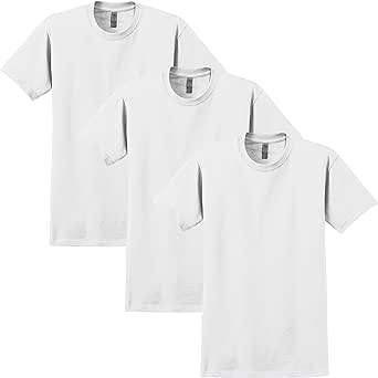Gildan Adult Ultra Cotton T-Shirt, Style G2000, Multipack, White (3-Pack), Medium | Amazon.com