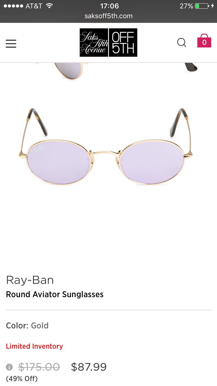 Ray Ban 太阳镜